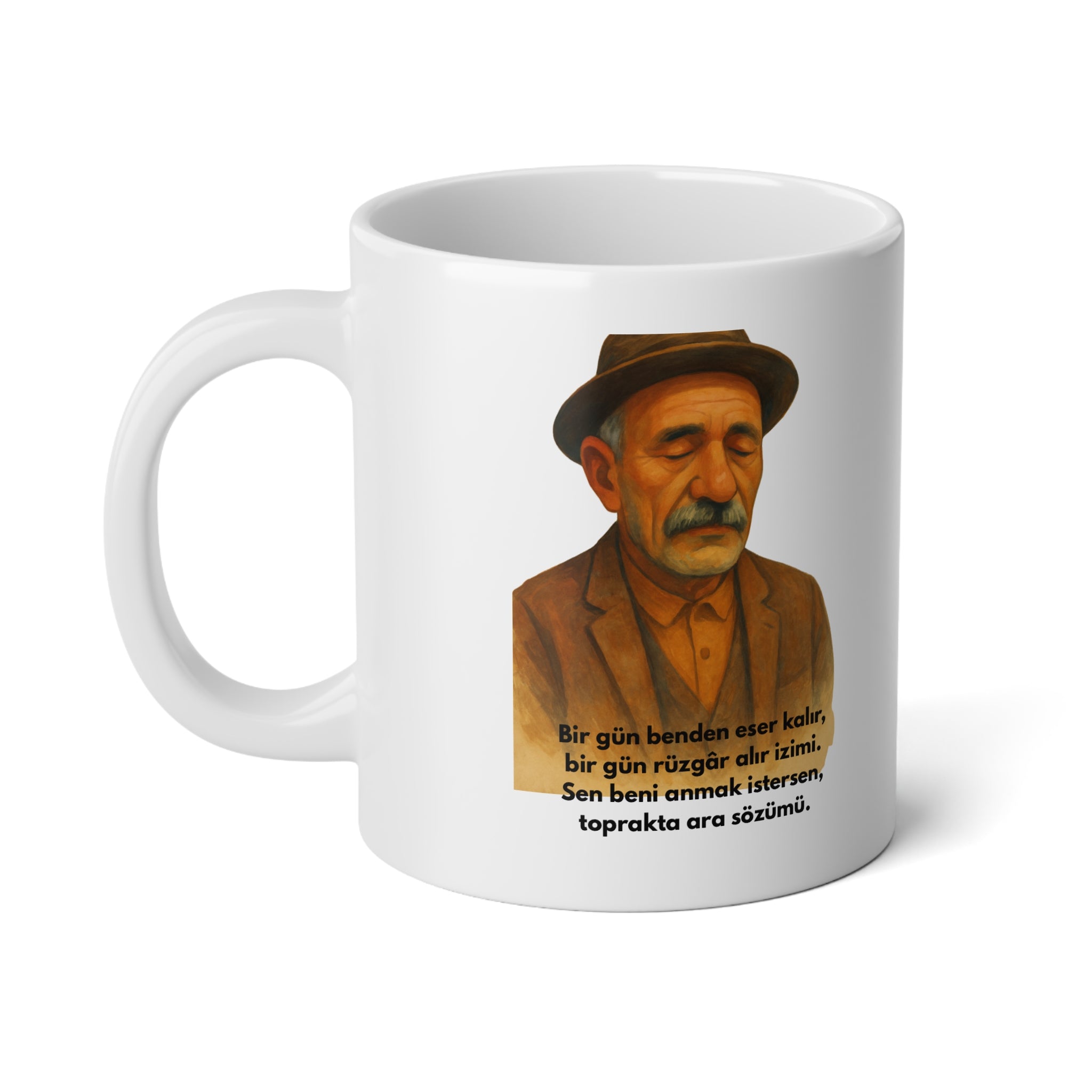 20oz Jumbo Mug — Vintage Portrait Quote Coffee Cup